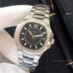 Fake Patek Philippe Nautilus Women's Watches - SS Black Face QUARTZ